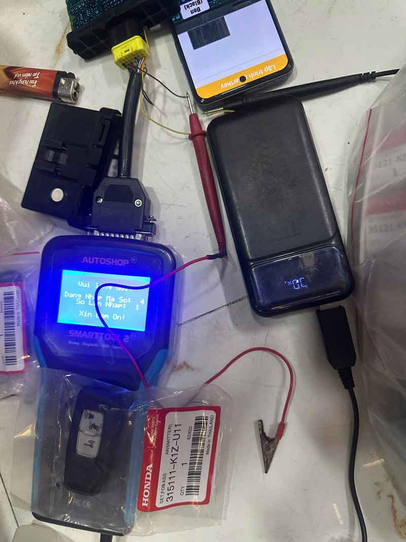 Làm Smartkey xe máy
